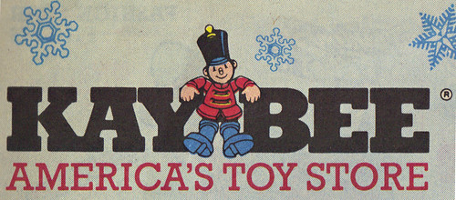 KAY•BEE TOY STORES :: Christmas in October pg.1 // ..KAY•BEE logo isolated  (( OCTOBER,8 1989 ))