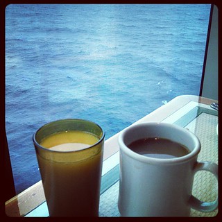 Breakfast with a view...