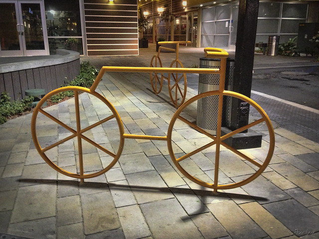 Downey Gateway bike rack