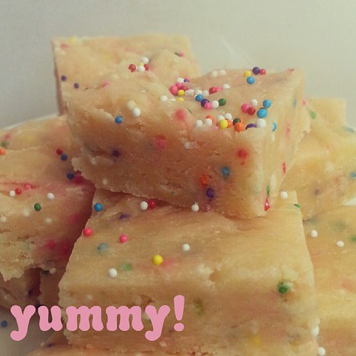 Cake Batter Fudge by Among the Dolls