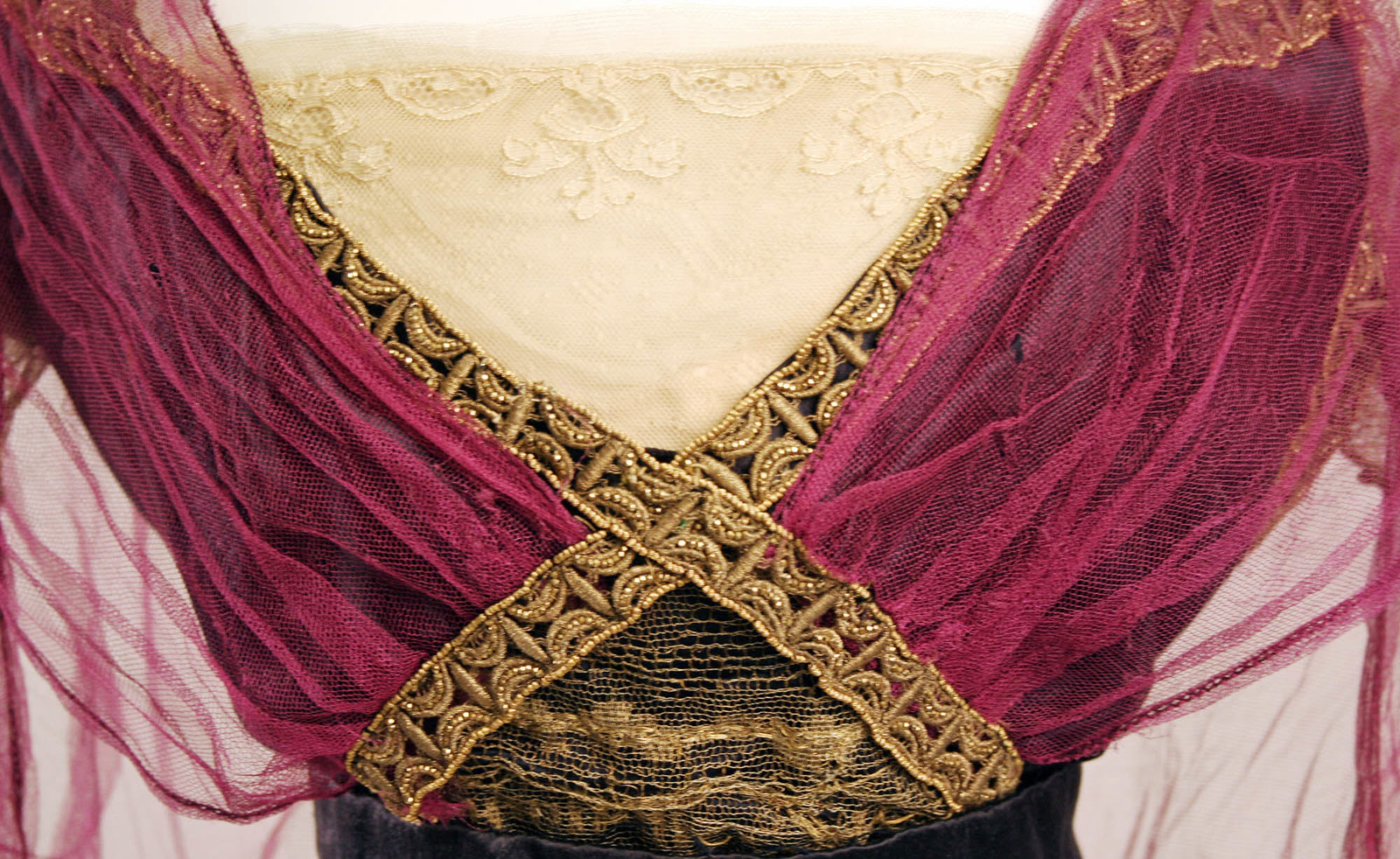 1911. Callot Soeurs. Silk, cotton, metallic thread, metal beads. metmuseum
