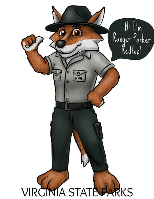 Ranger Parker Redfox is the new Virginia State Parks mascot for 2014!