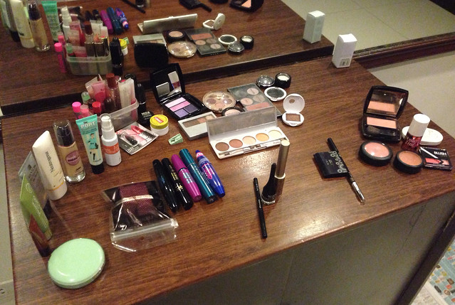 how i organized my makeup