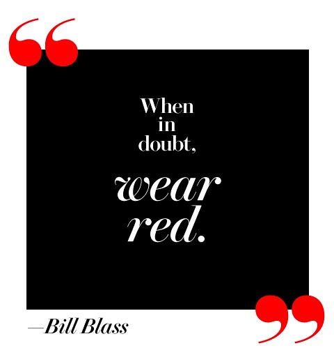 wear red