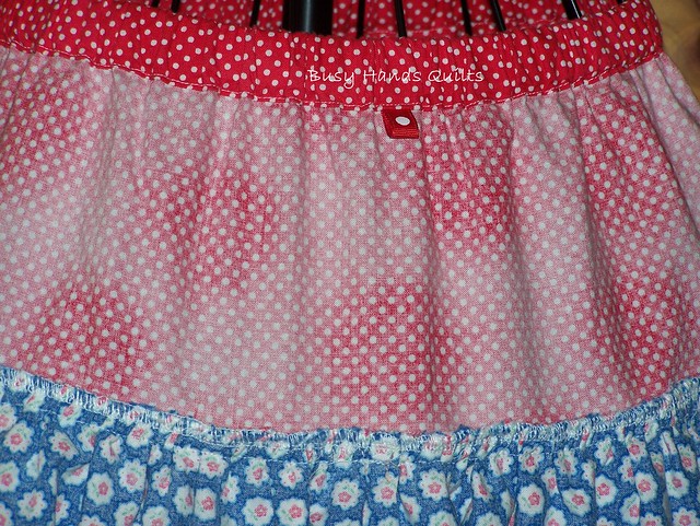 Girls 14/16 Modest Apron Overlay Skirt