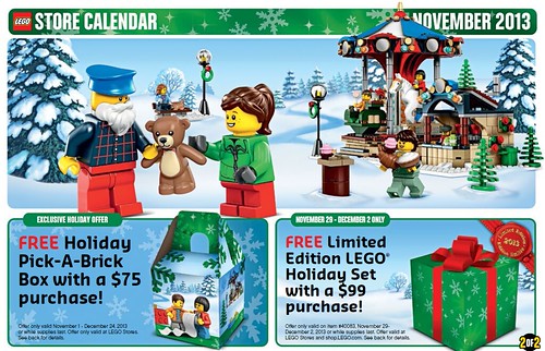LEGO November 2013 Offers