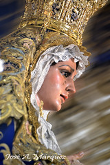 La Virgen de la Victoria en el Paso de Palio