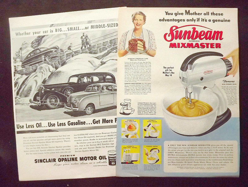 Sunbeam Mixmaster Vintage Advertisement