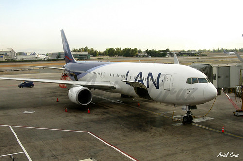 LAN Airlines - Boeing 767-316ER CC-BDB - SCL Airport (Santiago, Chile)