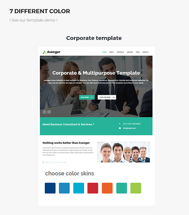 Avenger - Responsive Corporate & Multipurpose Template - 11