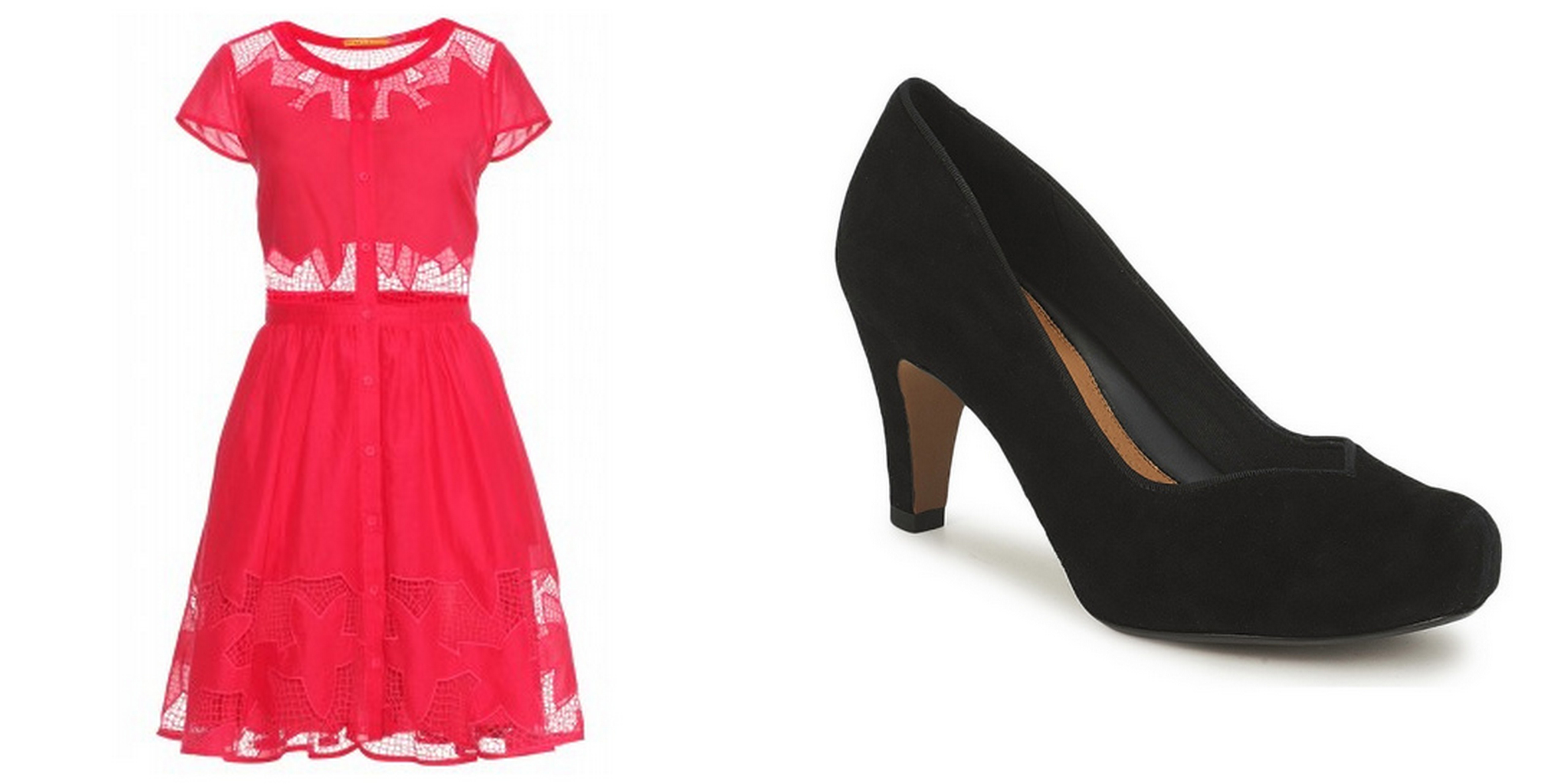 Alice and Oliva Dress and Clarks Shoes