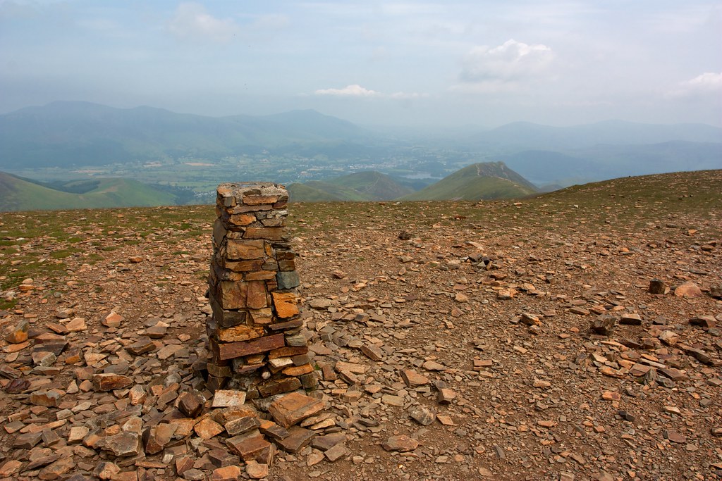 Trig point on Crag Hill