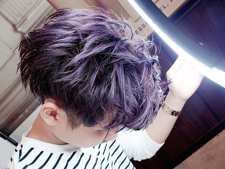 typicalben purple hair