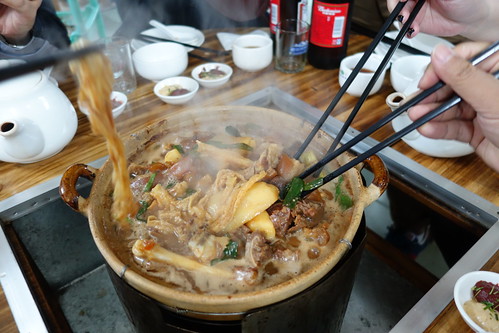 Nothing like sharing a bubbling hotpot with foodies on a cold, wintry evening.
