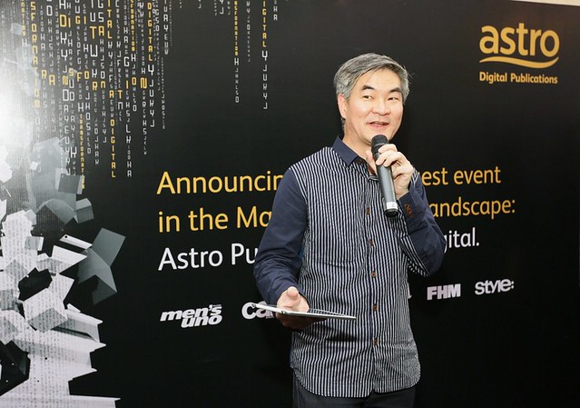 Henry Tan, Chief Operating Officer of Astro at the launch of Astro Digital Publications