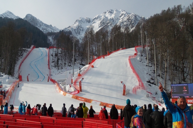 super G course at Sochi