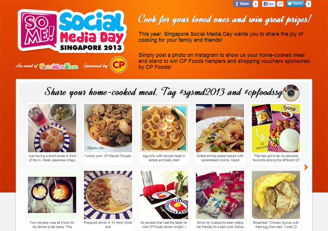 omy.sg partners CP Foods to celebrate home cooking in Singapore in conjunction with World Social Media Day - Alvinology