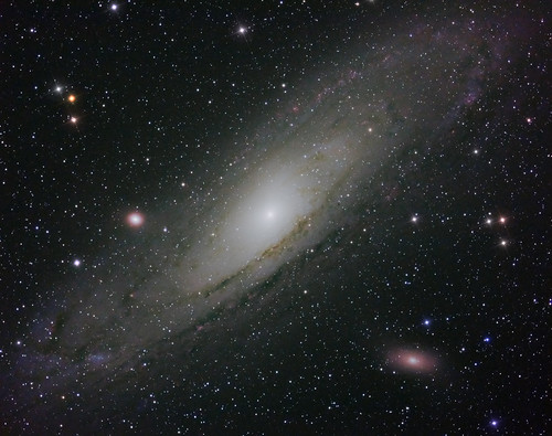 M31 with colour by Mick Hyde