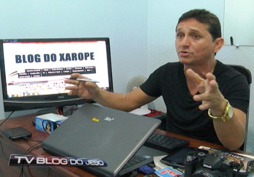 Xaropinho, blogueiro
