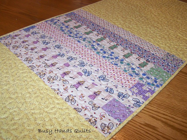 1930s Repro Disappearing 16 Patch Table Runner