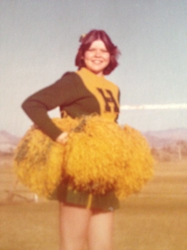 Me, as a 9th grade cheerleader
