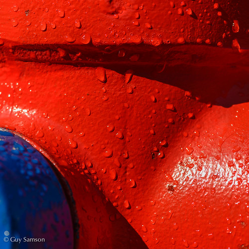Rouge et bleu / Red And Blue by guysamsonphoto