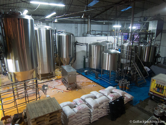 The brewery's facilities