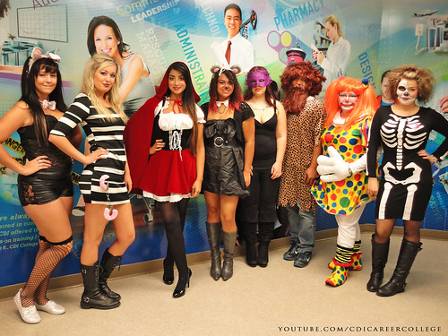 CDI College Calgary South Campus Students on the Halloween Day - Looking Nice and Pretty