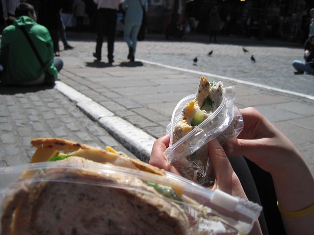 Sandwiches at Covent Garden, London