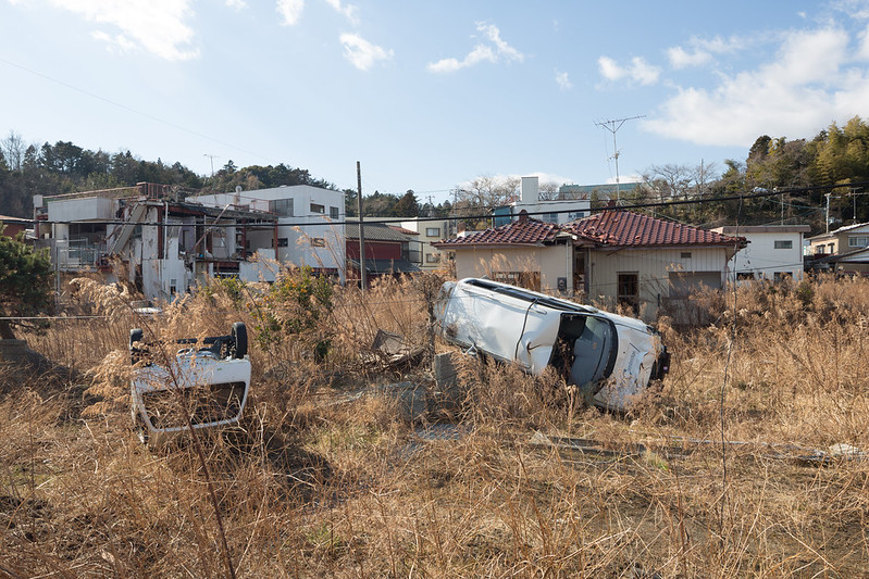 Upturned Cars, Downtown Tomioka