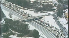 Atlanta ice storm traffic