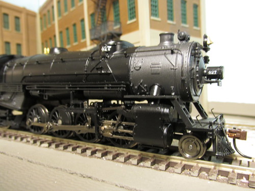A Broadway Limited Imports model of a U.S.R.A  Heavy 2-8-2 Mikado type steam locomotive used in freight train service. by Eddie from Chicago