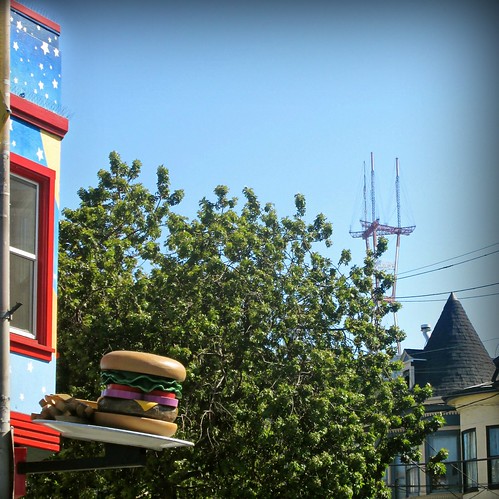 Sutro Tower with Hamburger