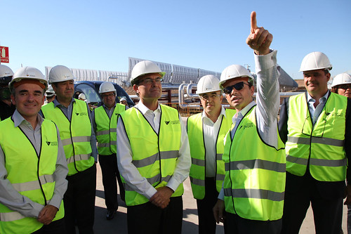Artur Mas opens solar plant at Les Borges Blanques