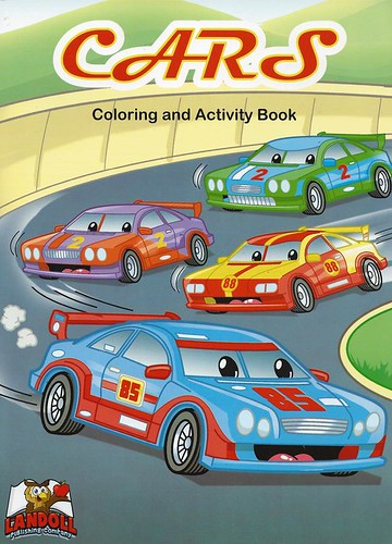 Landoll Publishing Company :: "CARS" Coloring & Activity Book (( 2013 ))