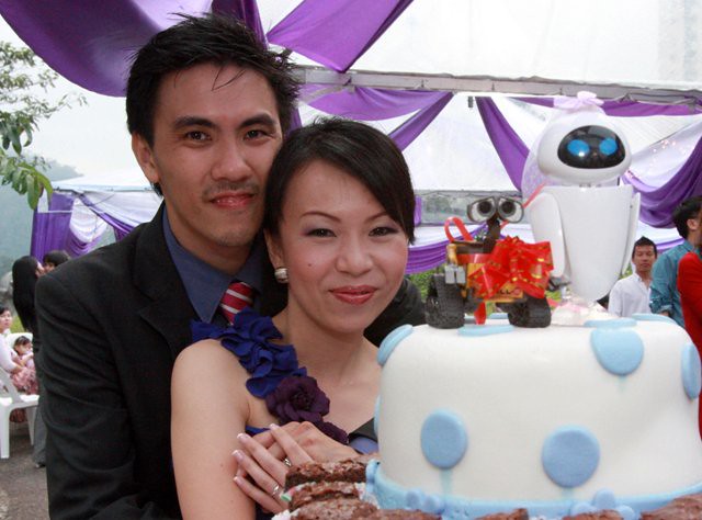 Michael and Liling's wedding cake