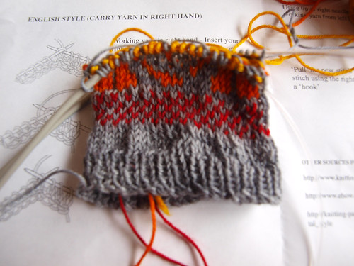 Two-handed colourwork