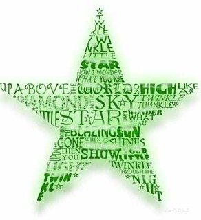 christmas star worlds green