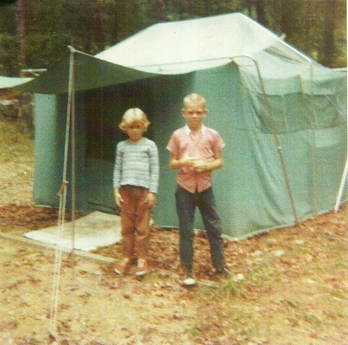 Camping at Holliday Lake around 1970
