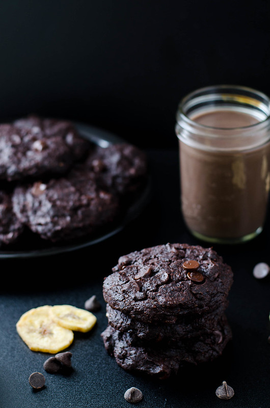 Double Chocolate Banana Cookies (Gluten Free) | cooking ala mel