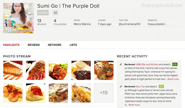 Sumi Go The Purple Doll Zomato
