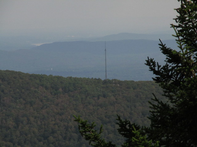 Overlook Mountain communications tower