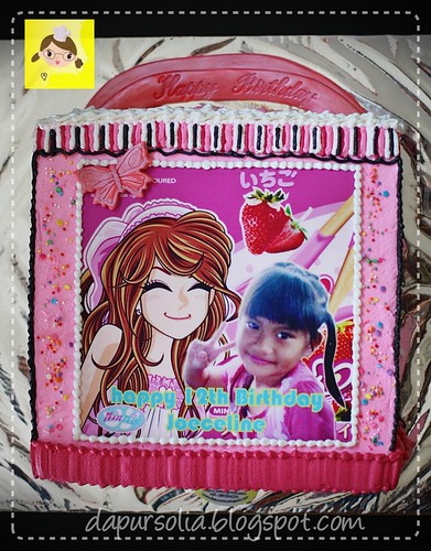 Birthday Cake with Edible Image for Joeceline