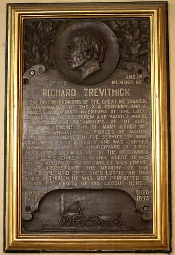 Richard Trevithick Memorial, Holy Trinity, Dartford, Kent
