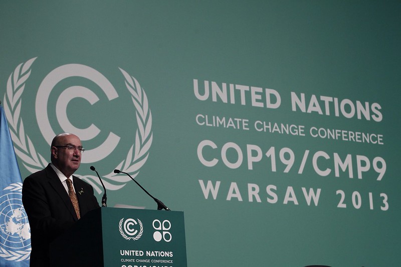 Juan José Guerra Abud en si intervención en la COP19 en Varsovia
