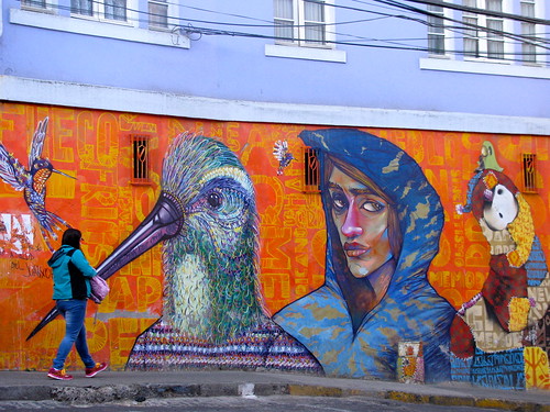 Graffiti porteño en Almirante Montt by Miradas Compartidas