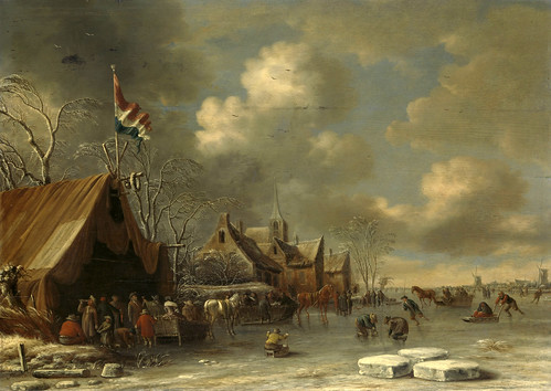 012-Sobre el hielo, Thomas Heeremans, 1677-Rijkmuseum