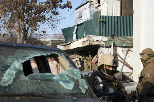 Kabul, Afghanistan bombing of a Cafe on January 18, 2014. The attack killed Americans and other foreign nationals. by Pan-African News Wire File Photos