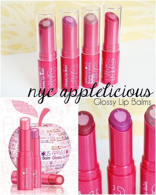 NYC Applelicious Glossy Lip Balm Collection | Makeup Savvy - makeup and