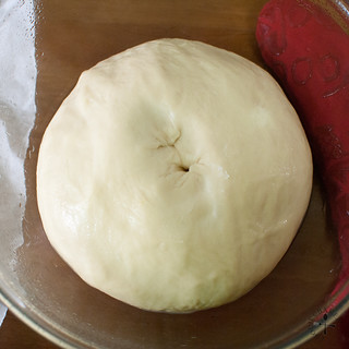 dough risen to double!